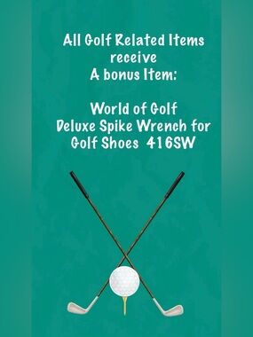 Deluxe Spike Wrench for Golf Shoes JEF World of Golf 416SW